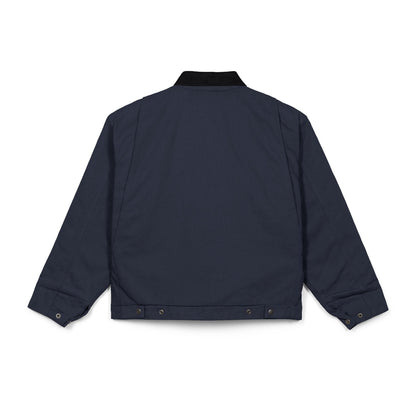 Duck Cloth Work Jacket — Durable Black Carpenter-Style Jacket