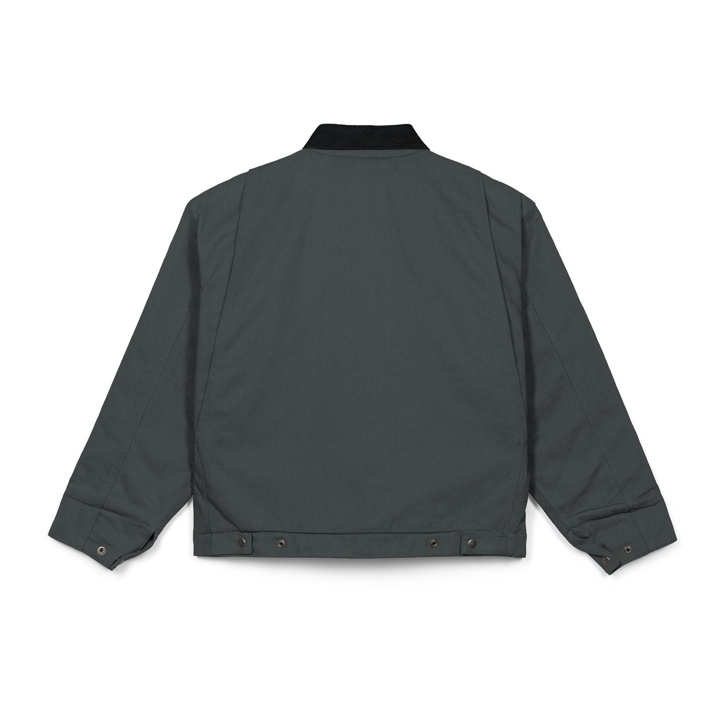 Duck Cloth Work Jacket — Durable Black Carpenter-Style Jacket