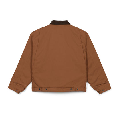 Duck Cloth Work Jacket — Durable Black Carpenter-Style Jacket